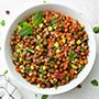 Chickpeas Salad + Green Sauce
